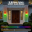 Luz LED aplique pared exterior 2400lm IP65 blanco