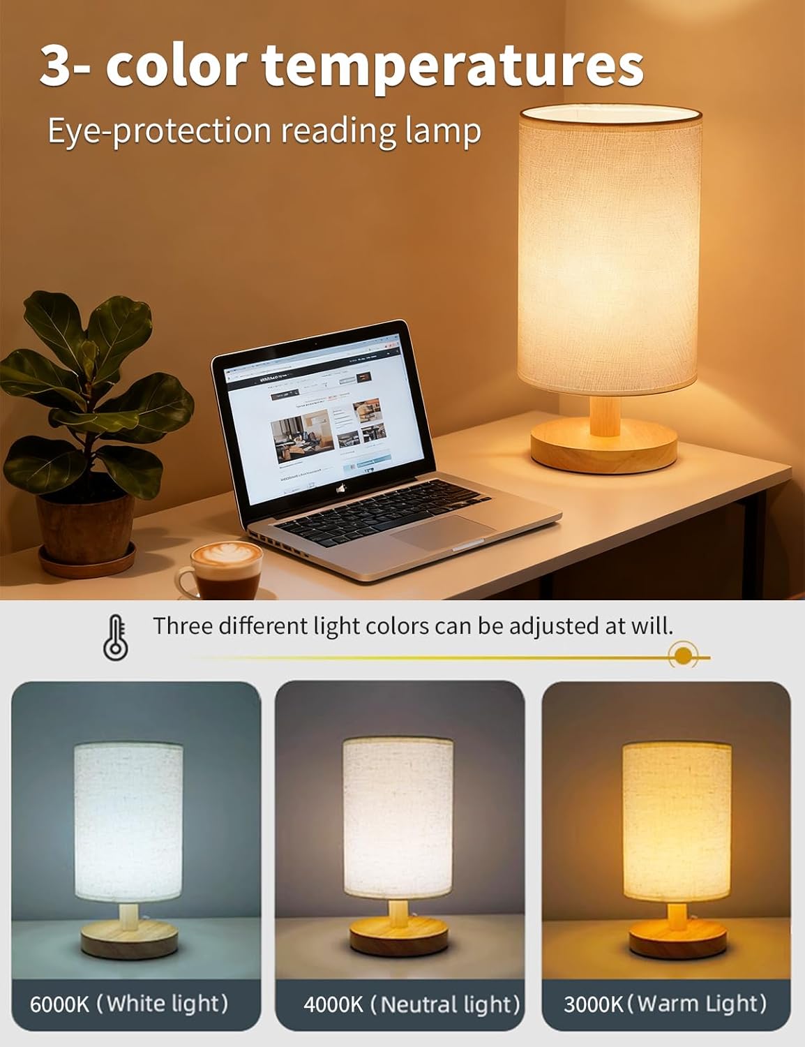 2 Lámparas Mesa Control Remoto Led Usb Bohemia