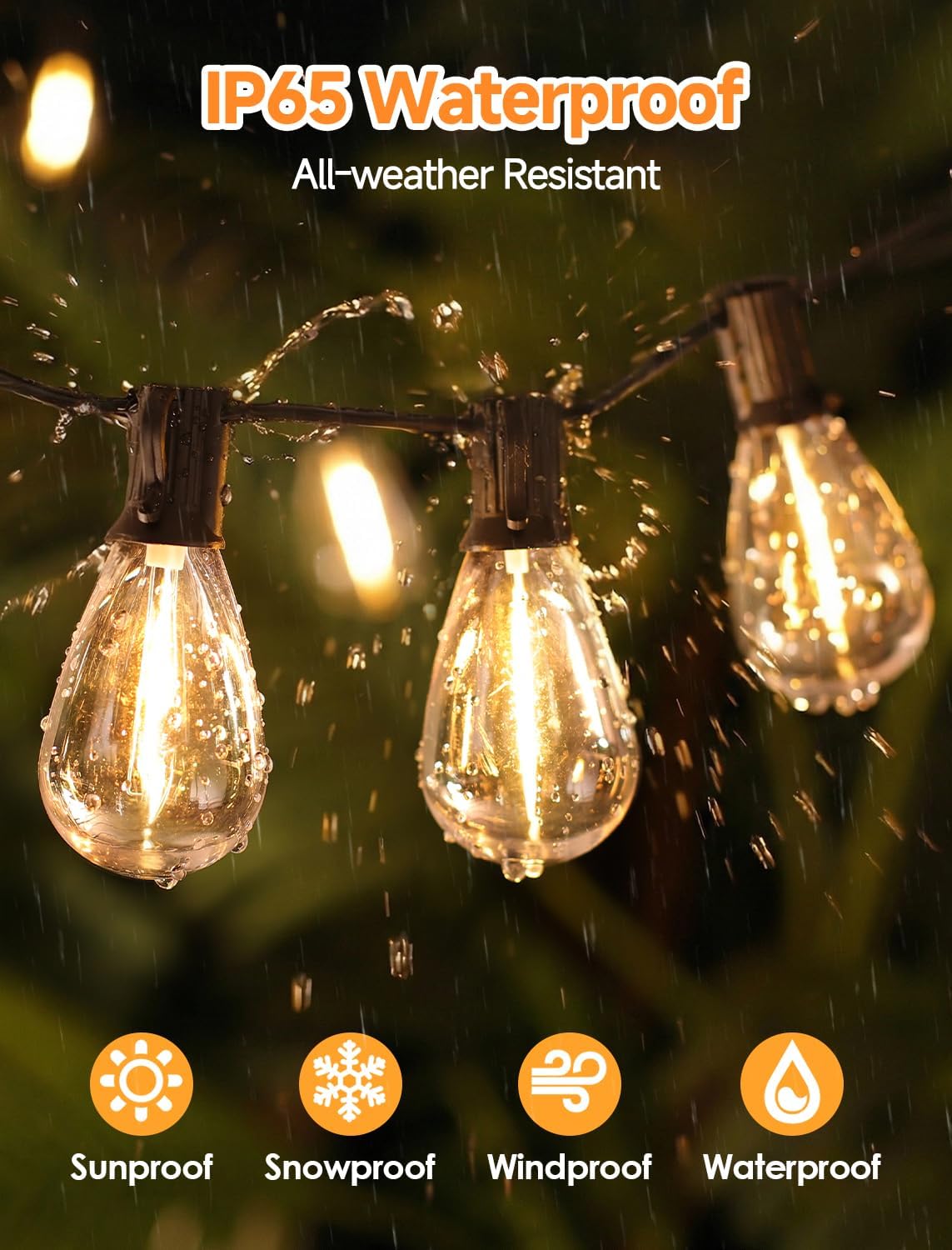 Tira luces LED 25ft S11 impermeable exterior