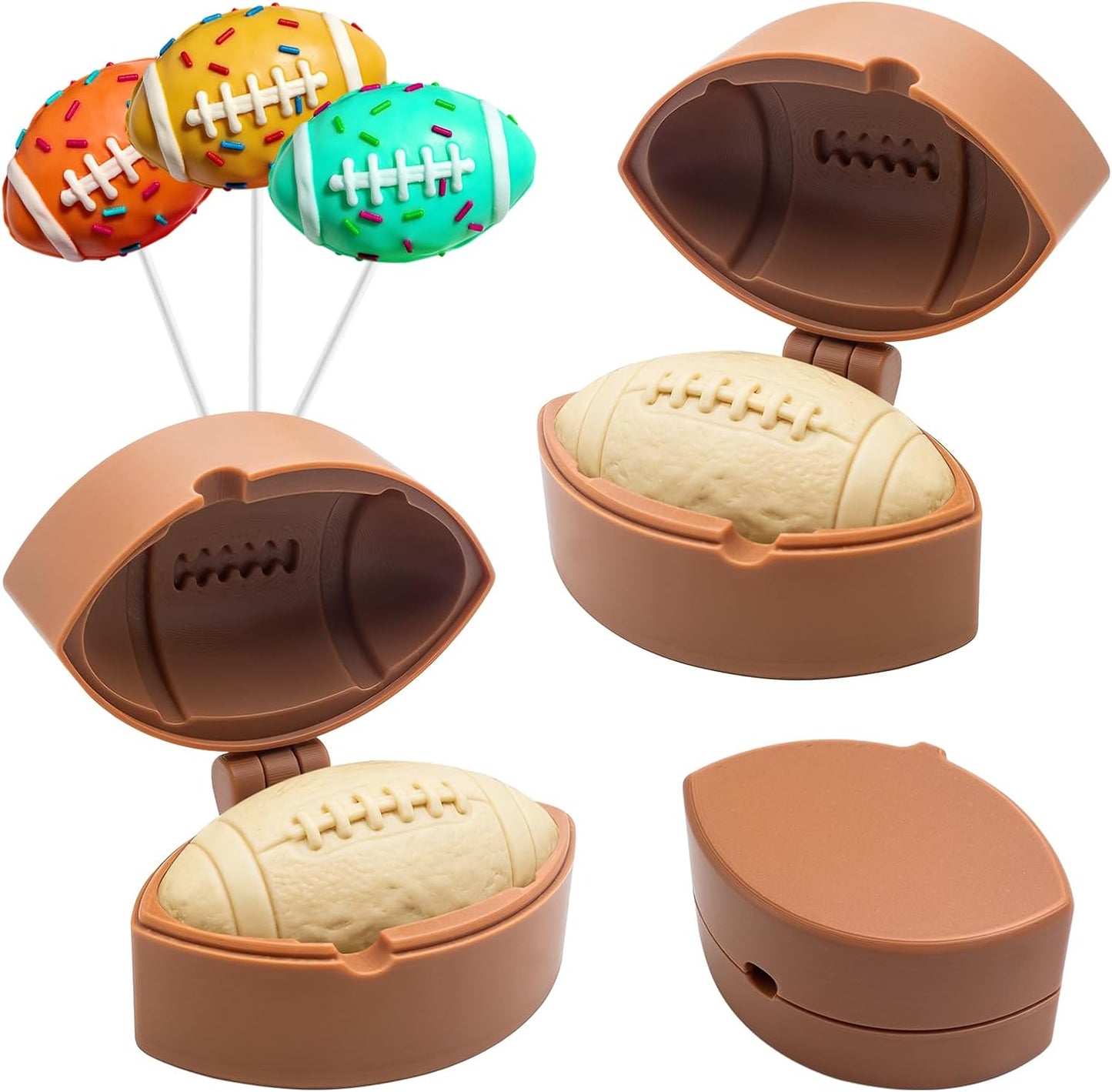 Moldes de fútbol para tartas y chocolate para el hogar y fiestas
