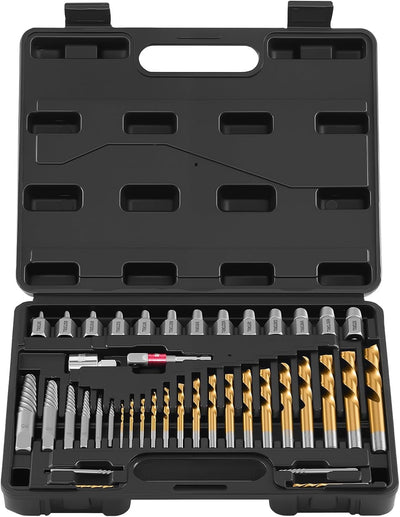 Set 41 Pzas Extractores Pernos Acero Cr-Mo con Adaptadores