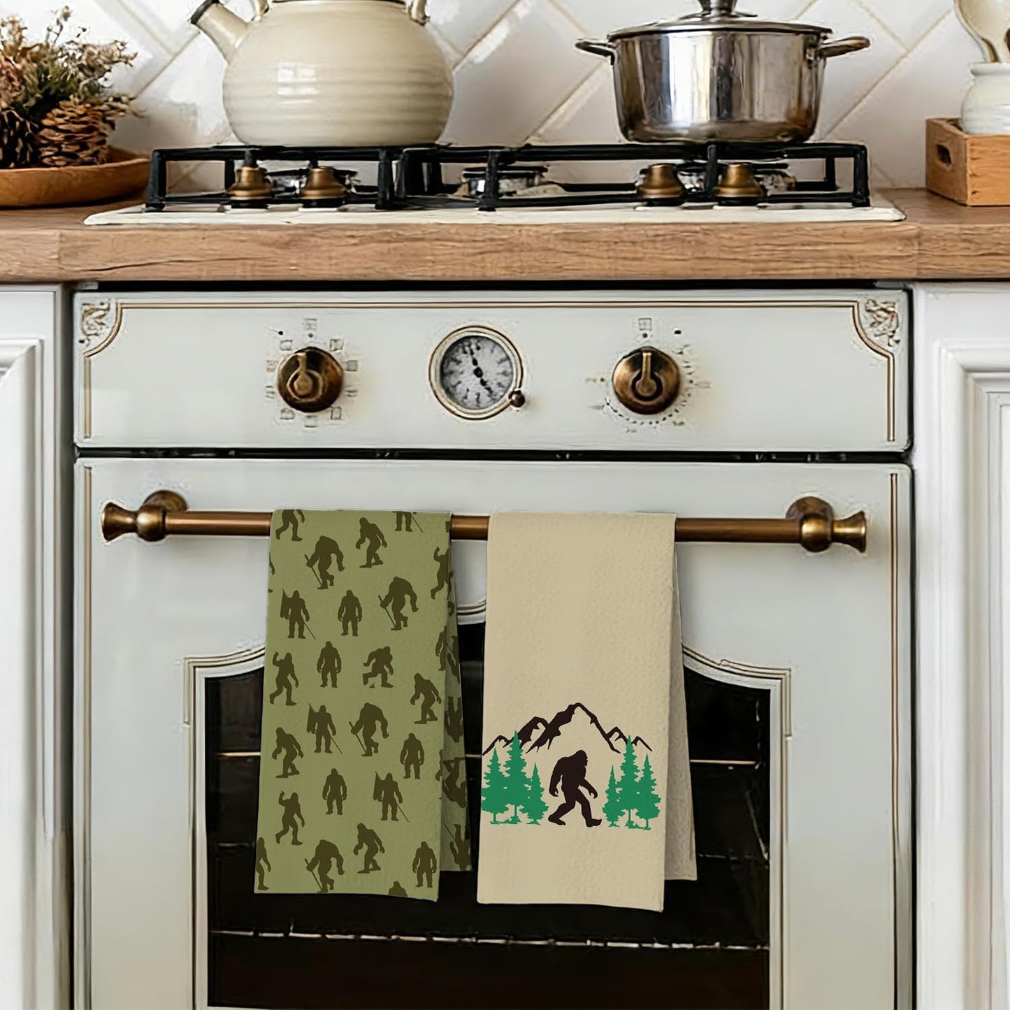 Toallas decorativas de Bigfoot para baño y hogar, regalo divertido para hombres y mujeres