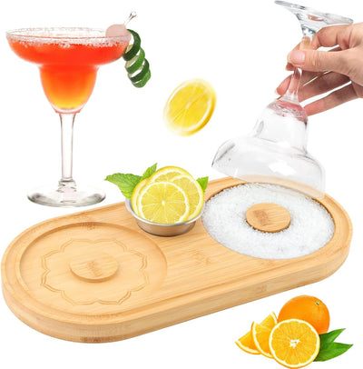 Juego Rimmer Sal Madera Maciza con Cuenco Acero Inox