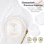 10 Servilletas Estopilla Blanca 20x20pulg Estilo Bohemio