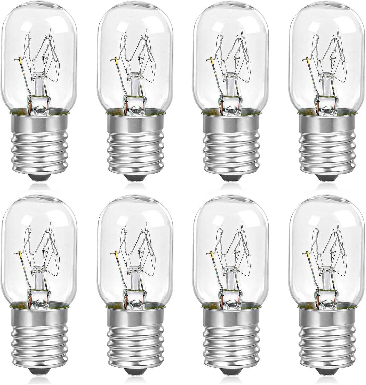8 Bombillas Microondas E17 T7 25W 110-130V Comp GE Whirlpool