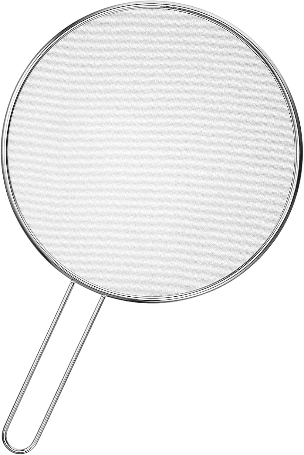 Protector grasa acero inox 7.5pulg malla fina mango comodo
