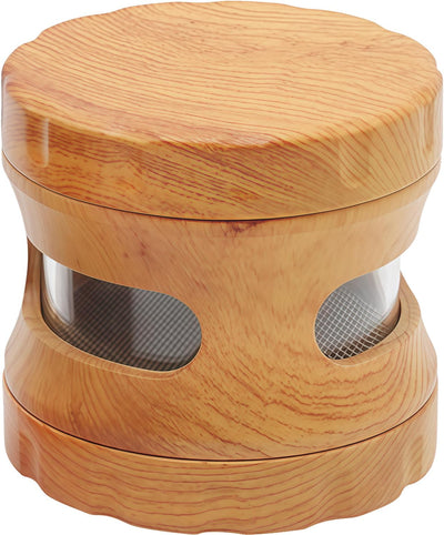 Molinillo especias 4 pzas madera resina tapa magnética