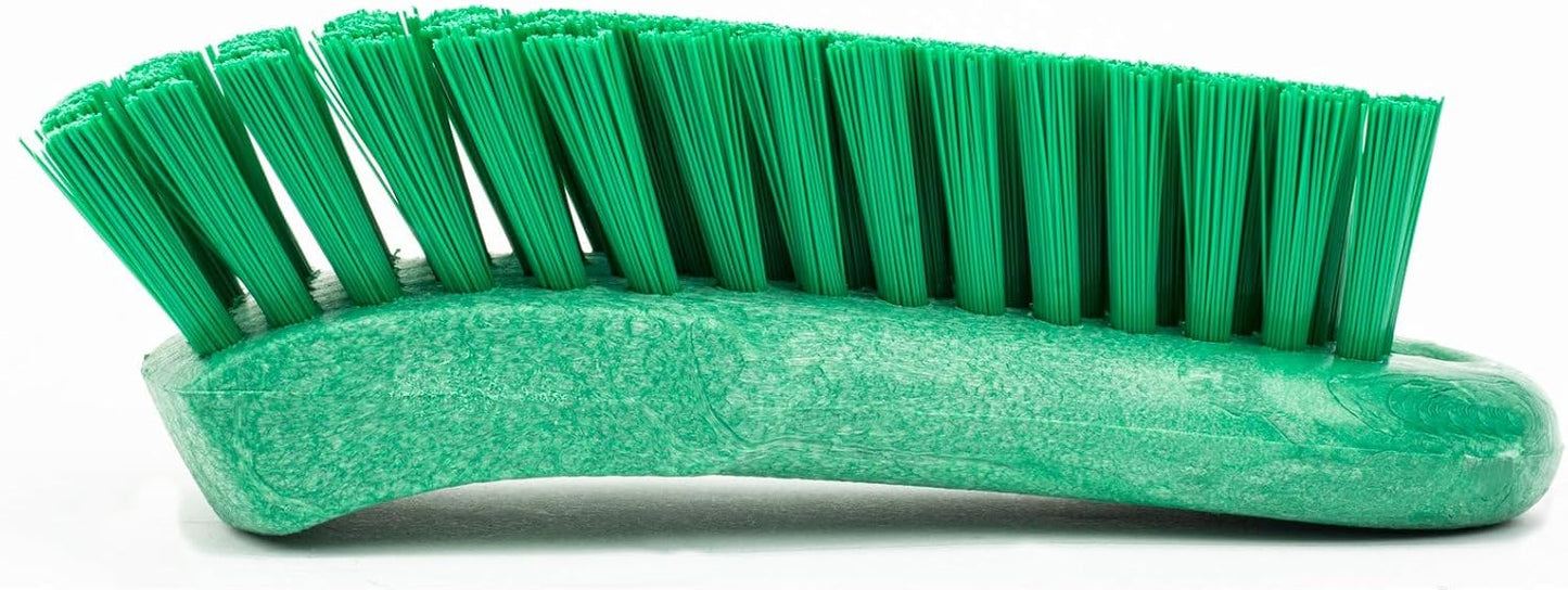 Cepillo plástico para tabla cortar 6pulg verde pack 6