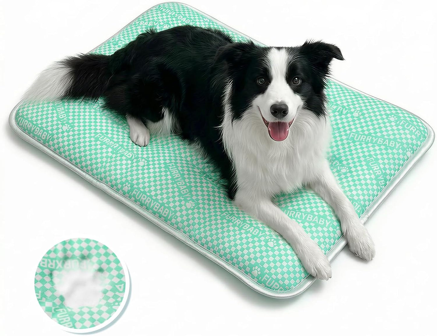 Alfombrilla refrescante PCM Tech 44x32pulg para perros y gatos