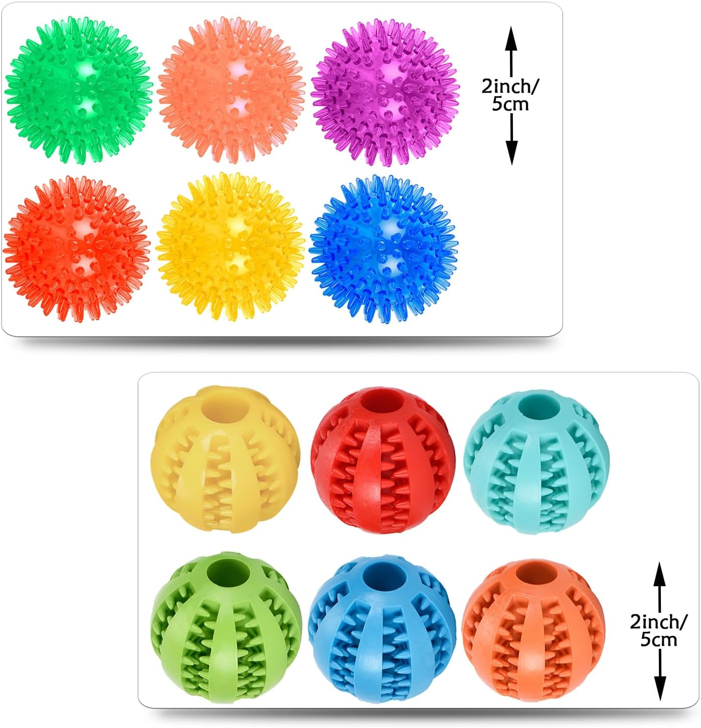 Pelotas de goma para perros pequeños 0-15 lb