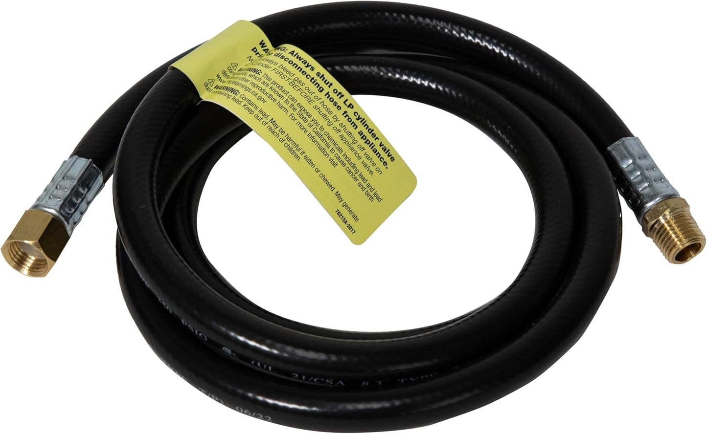 Manguera propano 5ft rosca 1/4 hembra/macho