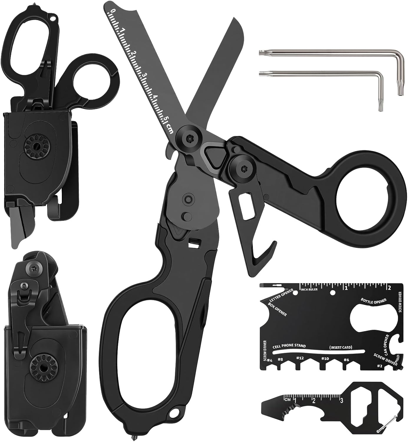 Set Tijeras Trauma 6en1 Cortador Cinturón Seguridad
