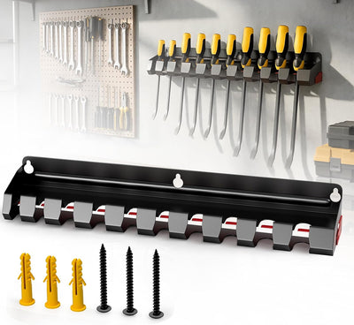Organizador herramientas con cerradura 10 ranuras