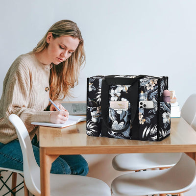 Bolsa para mujer impermeable 12 bolsillos cremallera utilidad