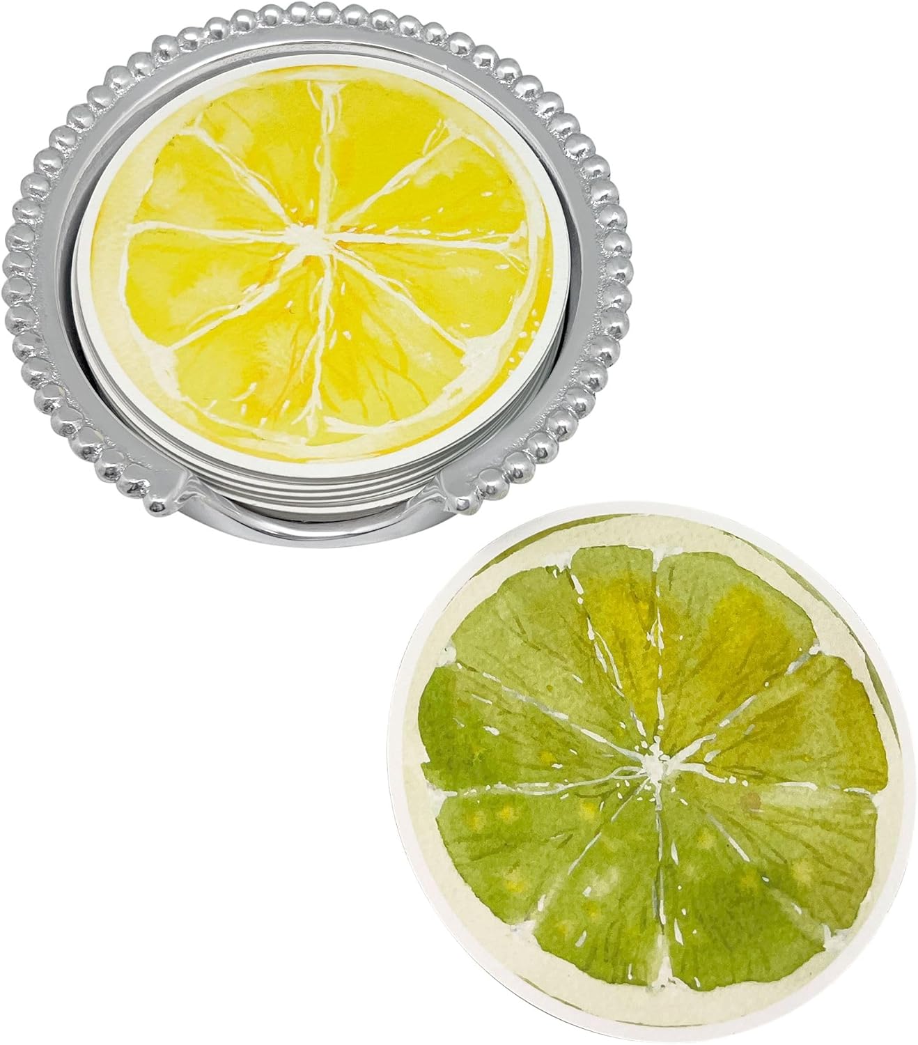 Porta cojines de mariposa con aluminio reciclado