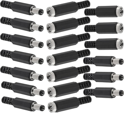 10 Uds Conectores DC Macho/Hembra 0.217x0.083pulgada