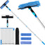 Kit limpieza ventanas 152pulg 2en1 con poste extensión