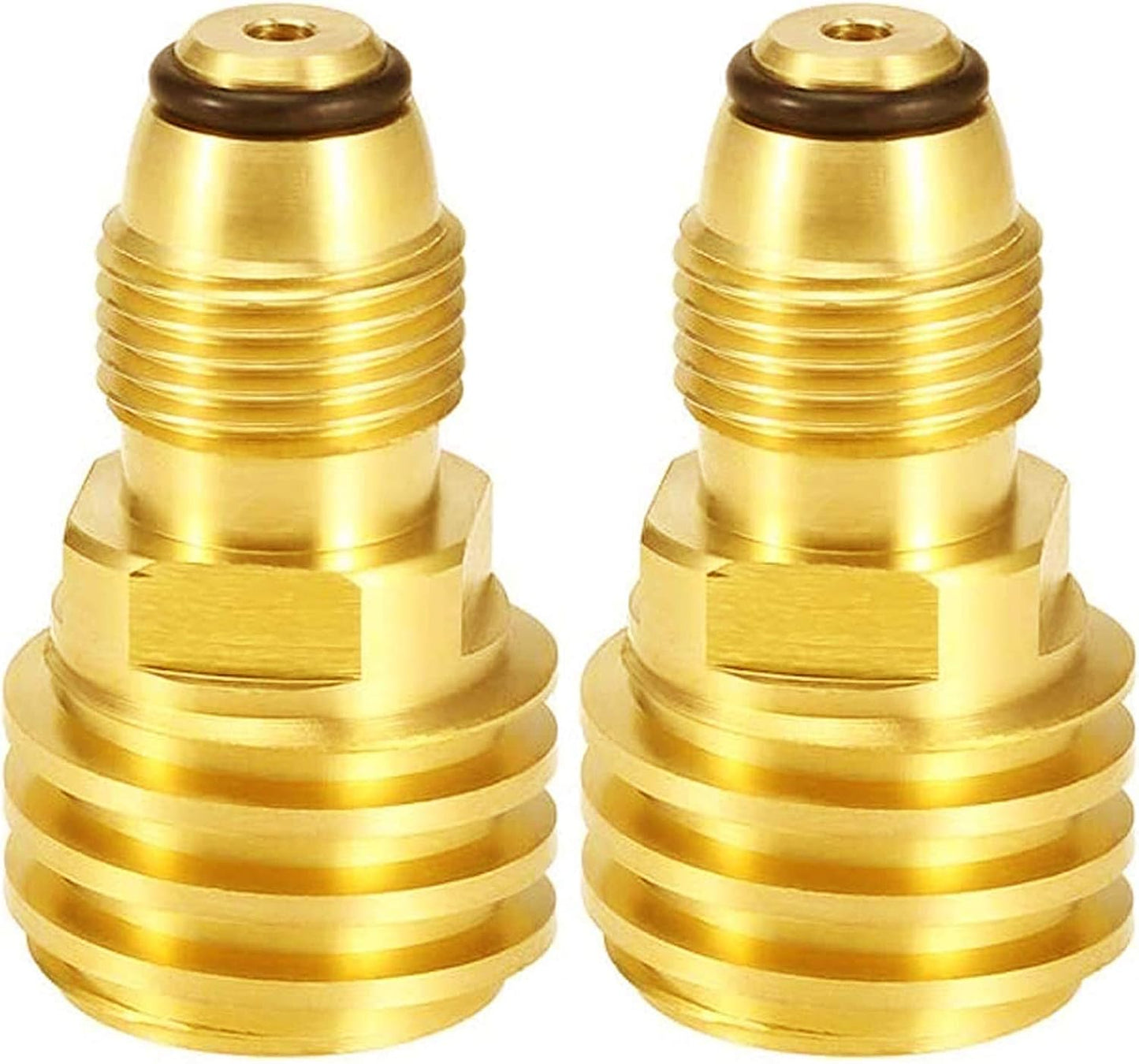 2 Adaptadores Propano Válvula POL a QCC1