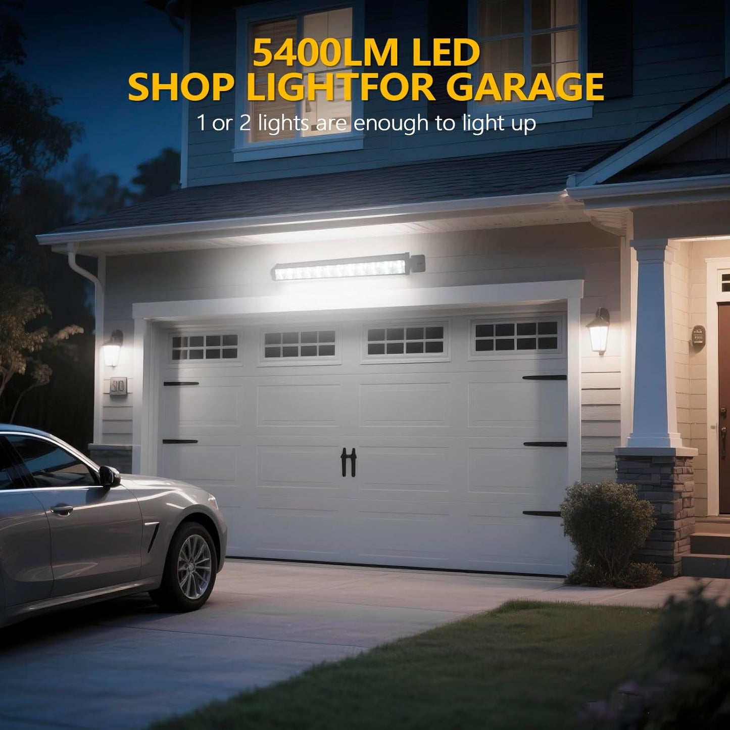 Luz LED enchufable garage 24W 6000K con cable 6.5pies