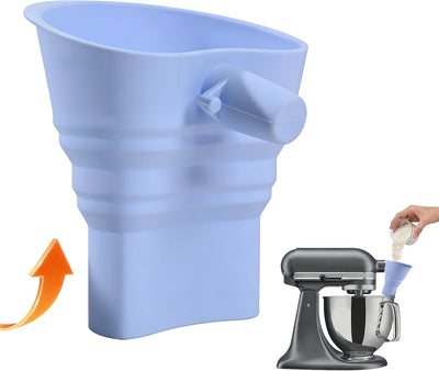 Embudo de harina para mezclador de cocina accesorios para batidora de pie apto para cabezal inclinable 5-7 cuartos