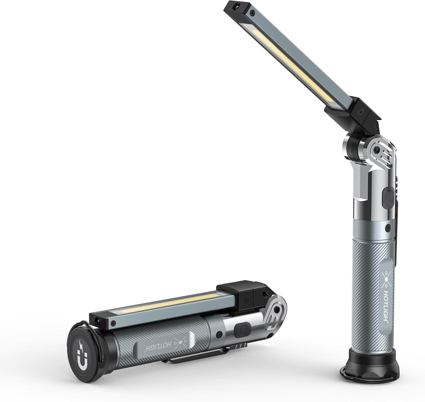 Luz trabajo magnética recargable 1200LM con gancho 3 modos
