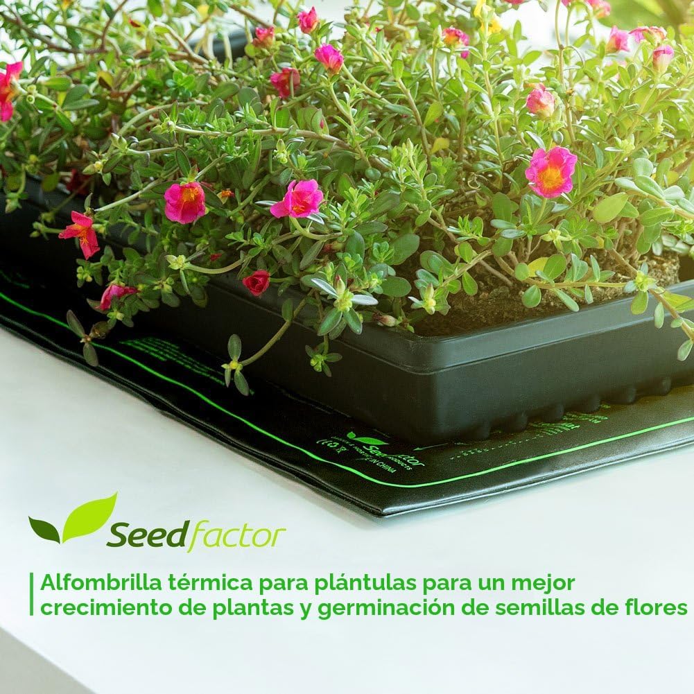 Tapete térmico germinación resistente agua duradero