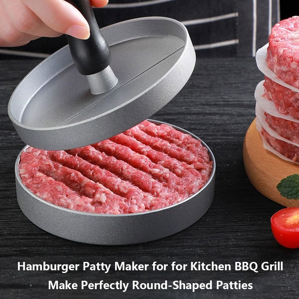 Prensa hamburguesas parrilla 100 pzas papel antiadherente