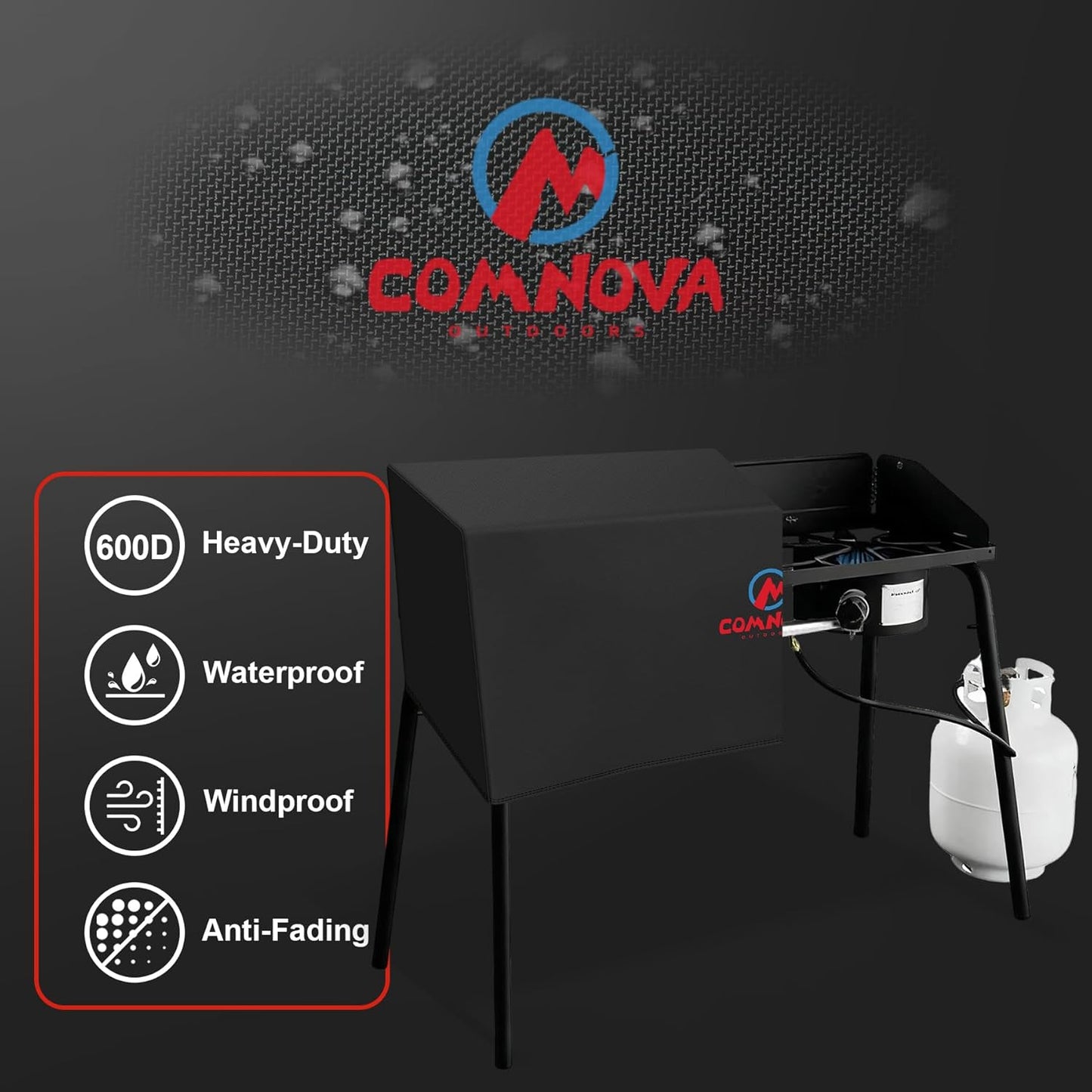 Cubierta parrilla Camp Chef 2 quemadores 600D impermeable