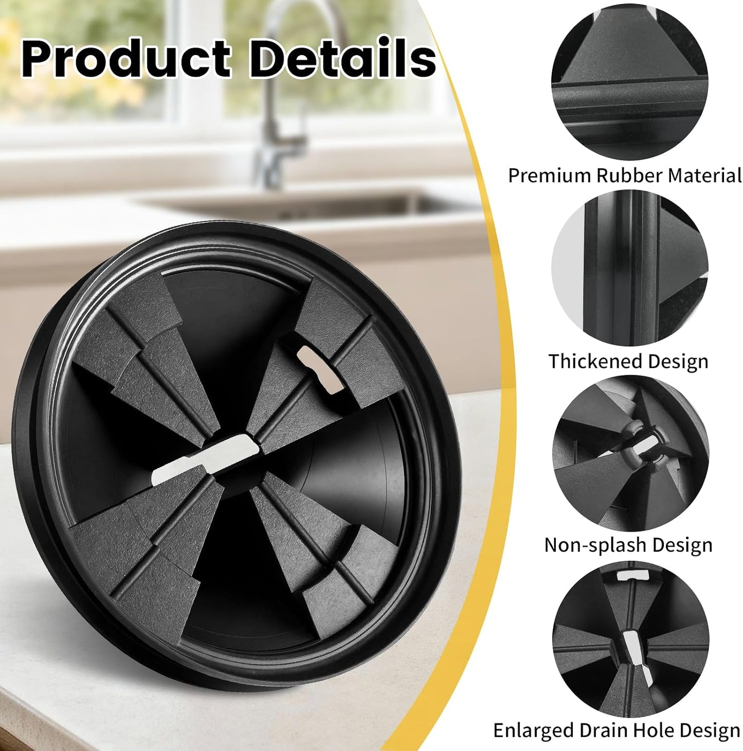 Protector salpicaduras basura 3 3/8pulg comp InSinkErator Evolution