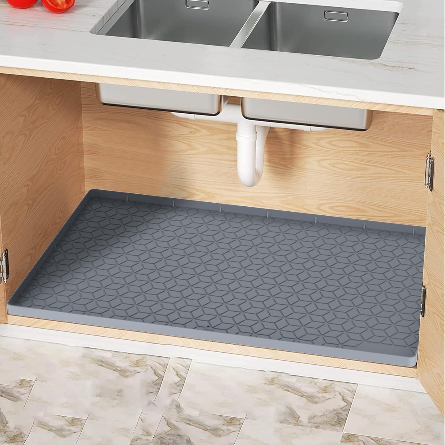 Tapete para debajo de fregadero de 10x16" impermeable de silicona