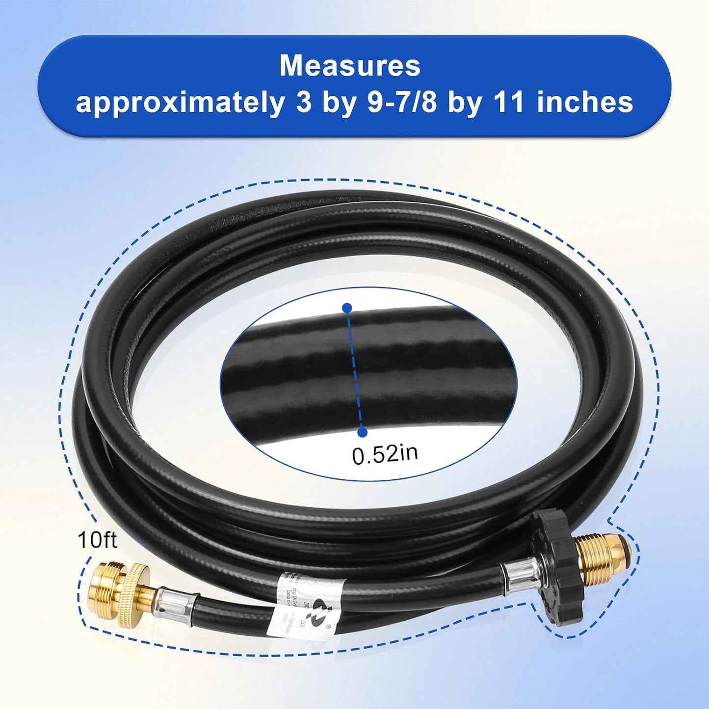 Manguera propano 10ft para Mr Heater Buddy