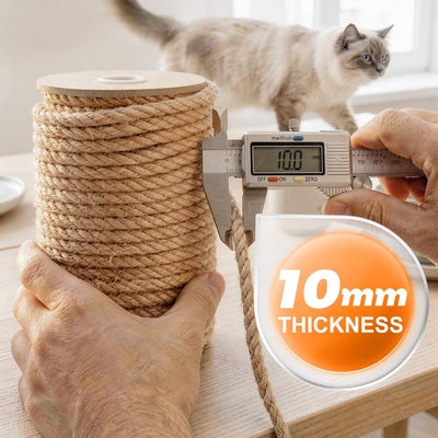 Cuerda yute 0.394pulg 100pies resistente manualidades jardinería