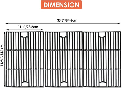 Rejillas parrilla 17pulg para Nexgrill 6 quemadores
