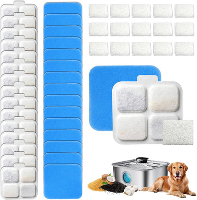 Set 16 Filtros Repuesto Fuente Agua Perro Comp Oneisall PW07SAU