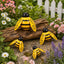 Abejorros metal decoración jardín pared patio set 4