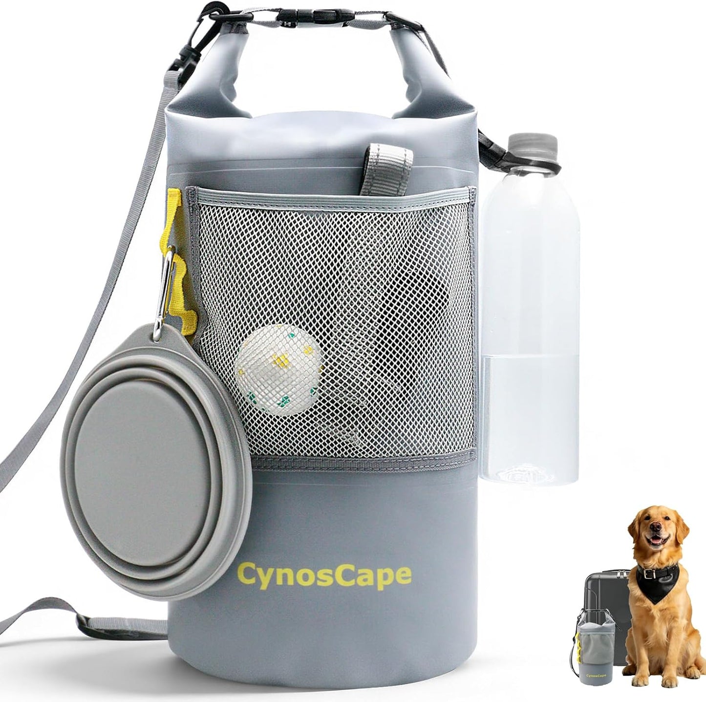 Bolsa almacenamiento mascotas 10L PVC resistente