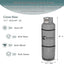 Cubierta tanque propano 100lb felpa impermeable antiUV