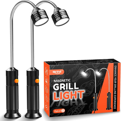 Pack 2 accesorios magnéticos parrilla 8.3pulg LED ahumar