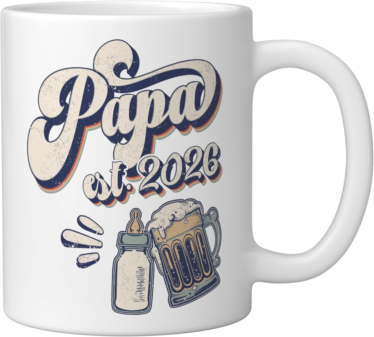 Taza cerámica First Father's Day color blanco