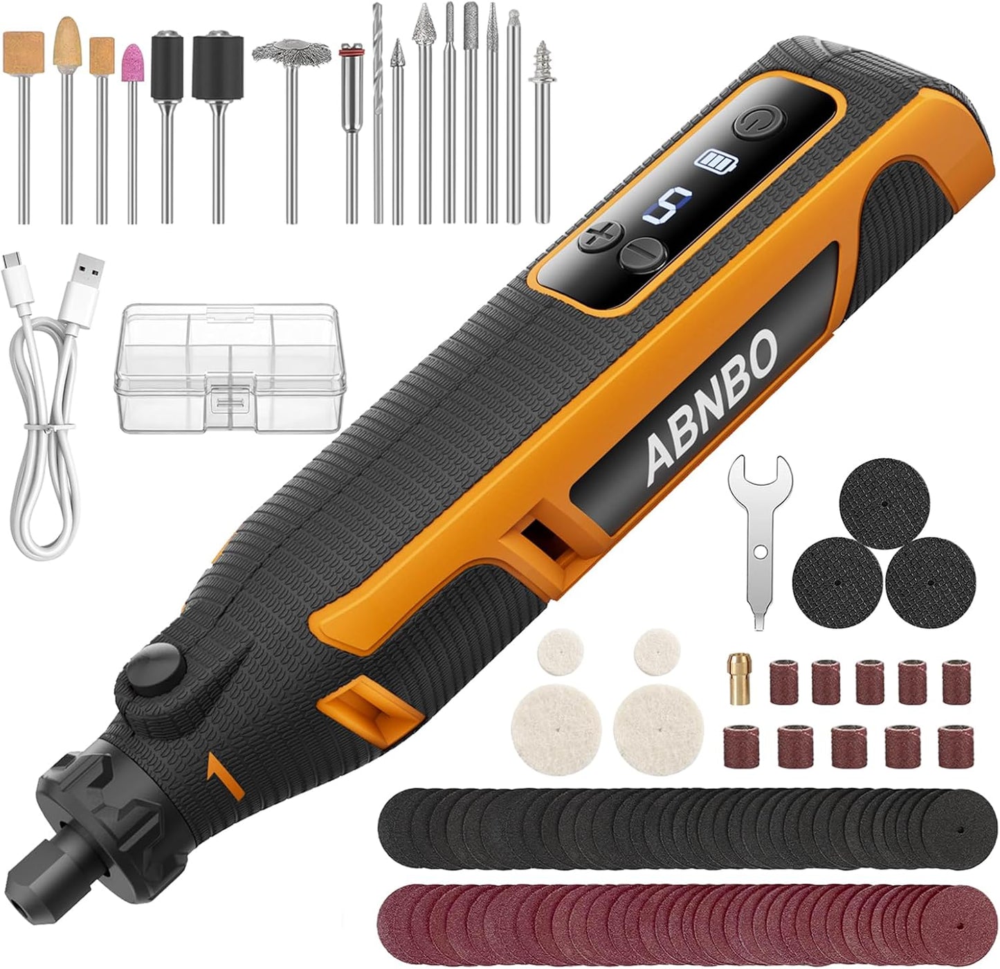 Herramienta inalámbrica 5 vel 30000 RPM 100 accesorios