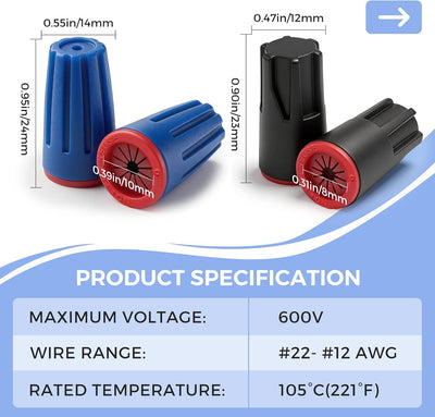 Conectores cable impermeables IP65 para riego y luz exterior