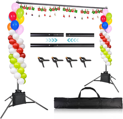 Soporte fondo 8.5x10ft ajustable 4 abrazaderas resorte