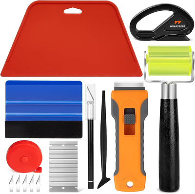 Kit herramientas papel tapiz con espátula y rodillo