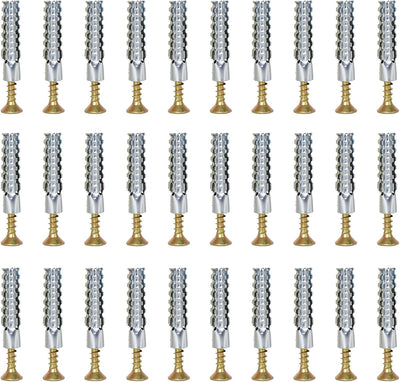 Kit Anclajes y Tornillos para Paredes de Concreto 8mm 50uds