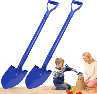 Paquete 2 palas arena metal niños 27pulg acampar jardinera