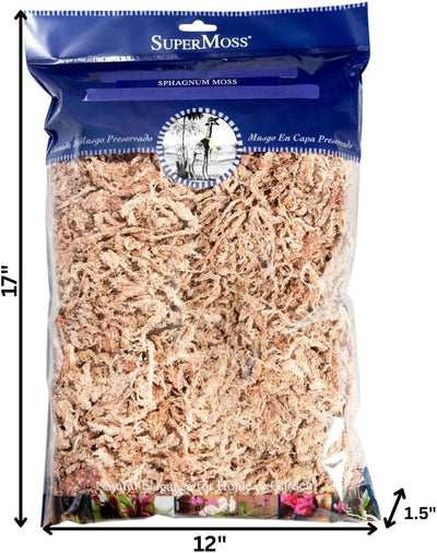 Musgo Sphagnum para Orquídeas Seco 8oz