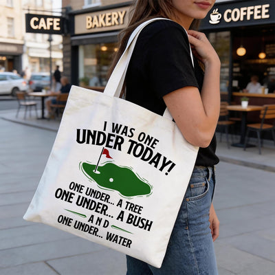 Bolso tote canvas para golf mujer grande reutilizable