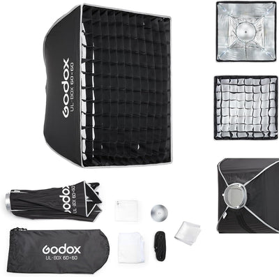 Softbox UL-60x60 cuadrado para estudio y video