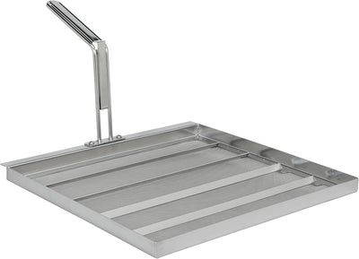 Filtro aceite freidora comercial acero inox 13.75x13.75pulg