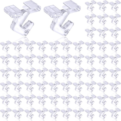 100 Ganchos Techo Transparentes para Azulejos y Decoración
